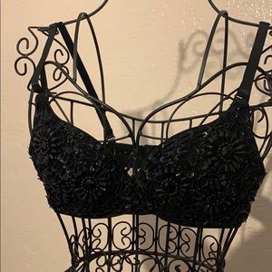 Sexy sequence bra for costume or a fun night out